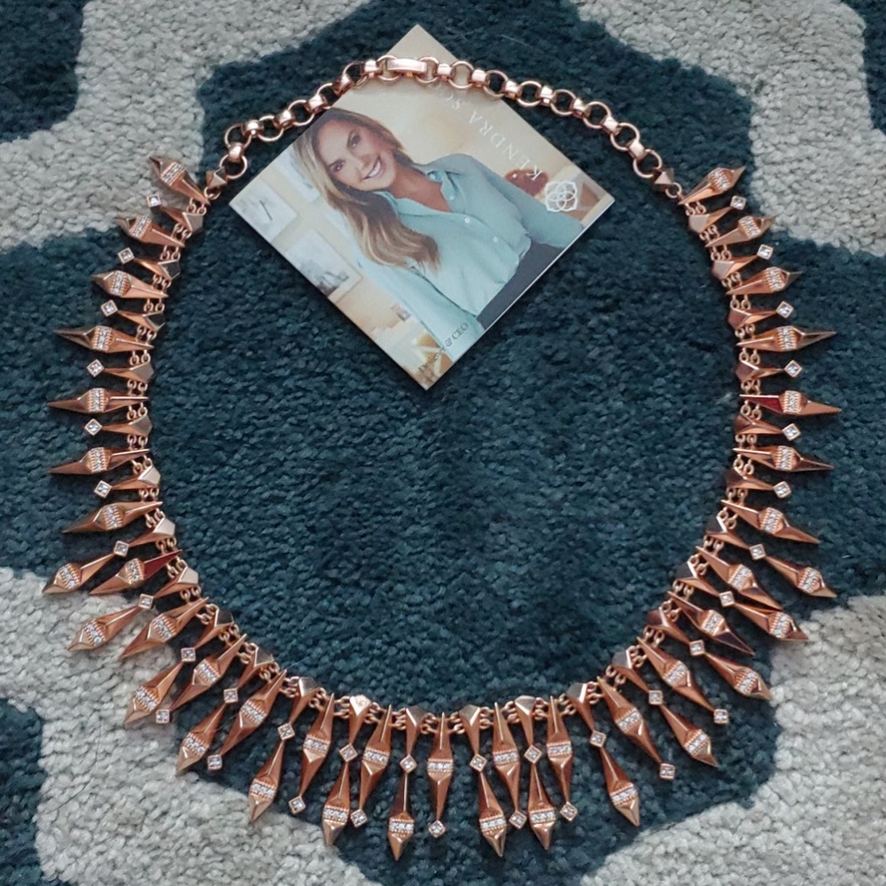 Kendra Scott Rose Gold Collar Necklace